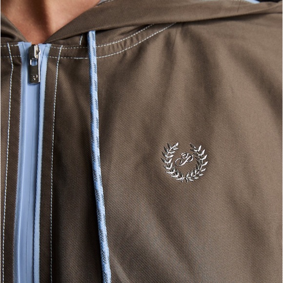 NWT Pink VS Twill Cinched Full Zip Jacket - Picture 3 of 4